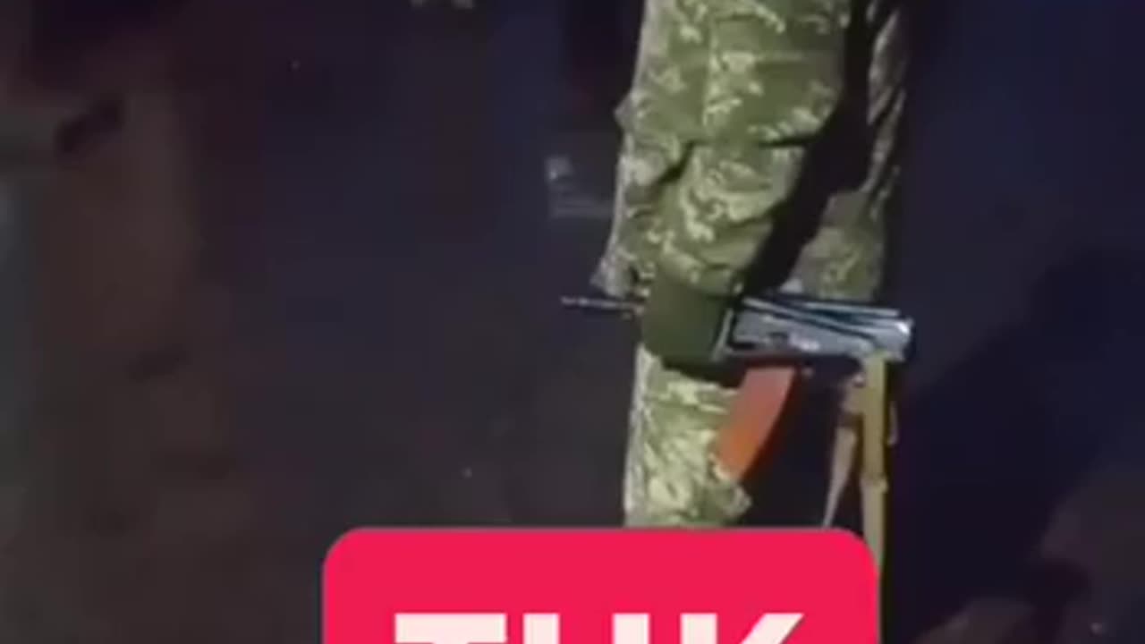 Ukrainian civillians confronting armed Ukrainian recruiters who shoots at the cameraman