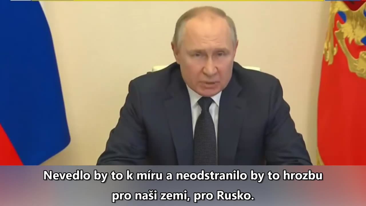 Vladimír Vladimírovič Putin vysvetľuje postoj Ruska k súčasnej situácii.