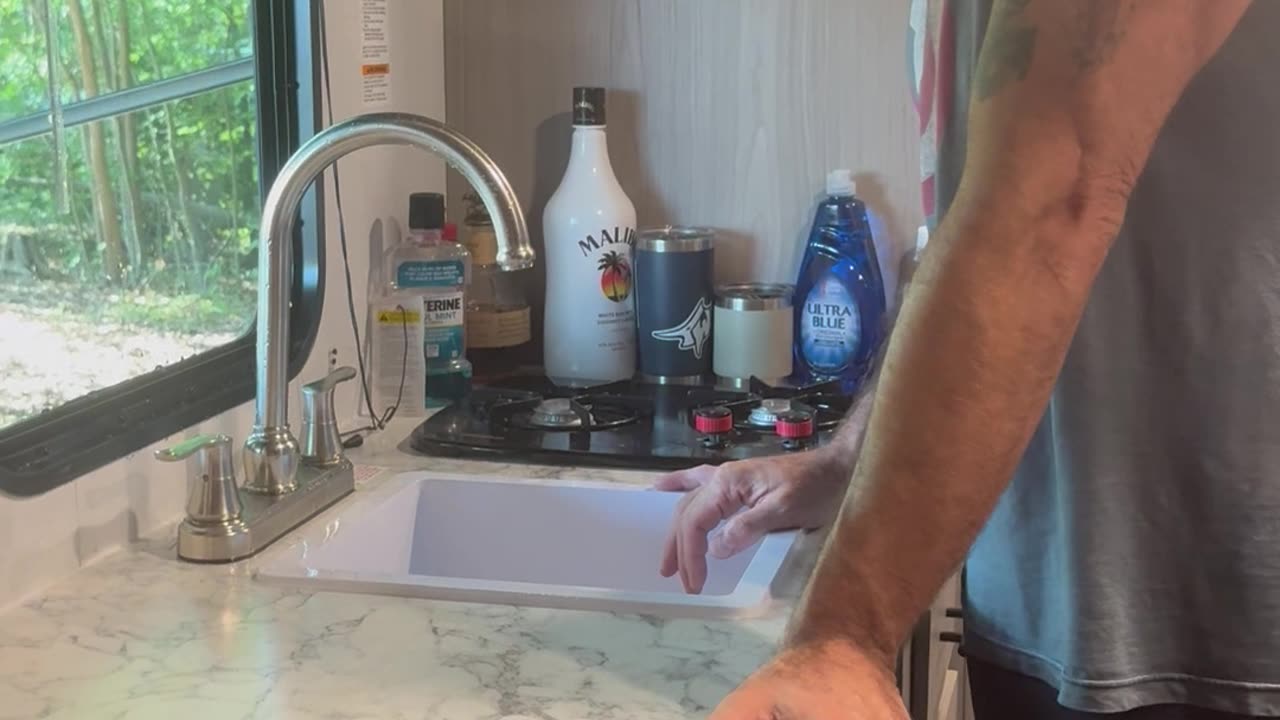 Camper Kitchen Faucet Fail