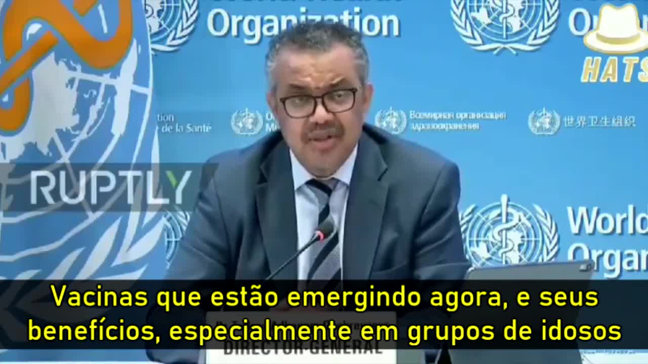 Diretor da OMS - Tedros Adhanom - Vacinas Matam Crianças