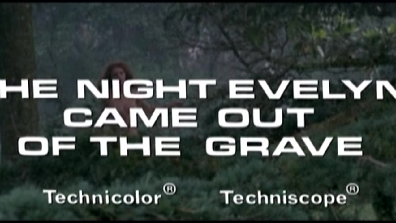 THE NIGHT EVELYN CAME OUT OF THE GRAVE (1971) movie trailer