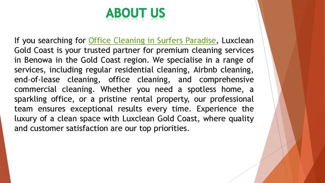 If you searching for Office Cleaning in Surfers Paradise