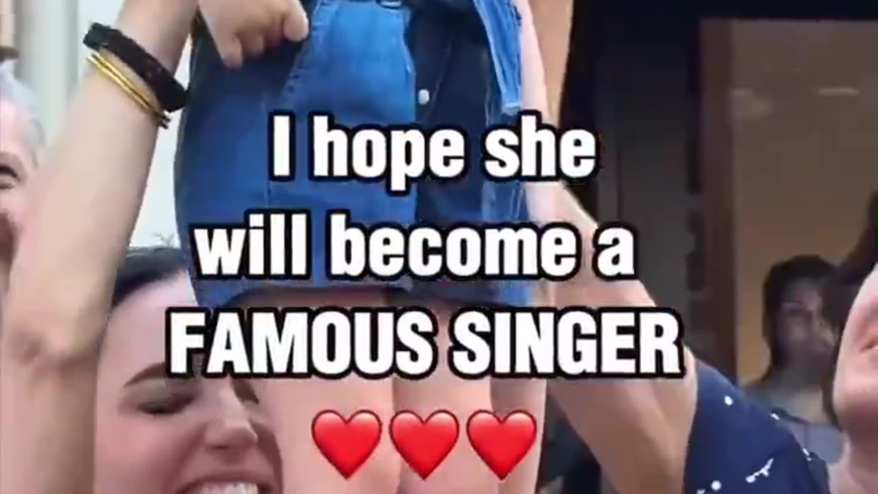 3岁小女孩用声音震惊了大家！🥹❤️ 泰坦尼克号主题曲《我心永恒》