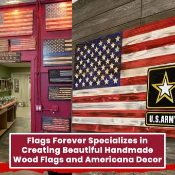 Wooden American Flags and Patriotic Home Decor, Handmade For Your Home or Office