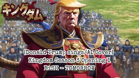 [Donald Trump sings/AI Cover] Kingdom Season 3 Opening 1 BiSH - TOMORROW