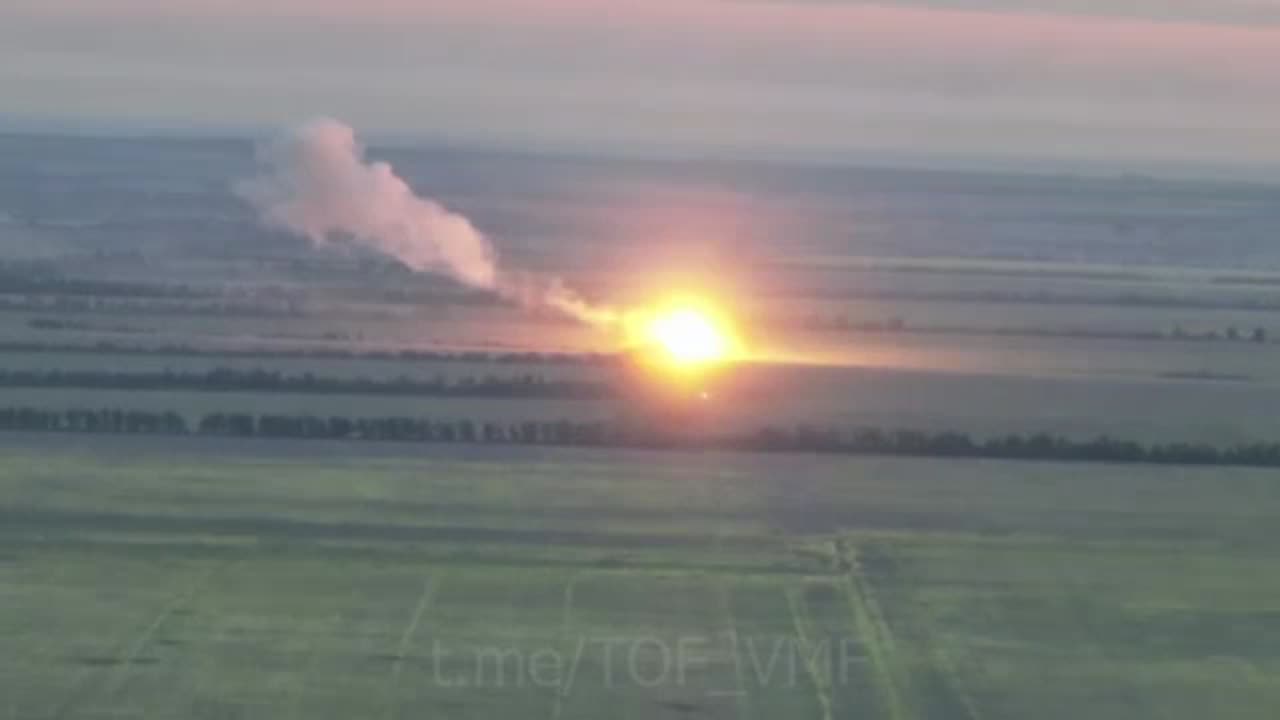 Striking fire from the sun of the 36th Army in the South Donetsk direction.