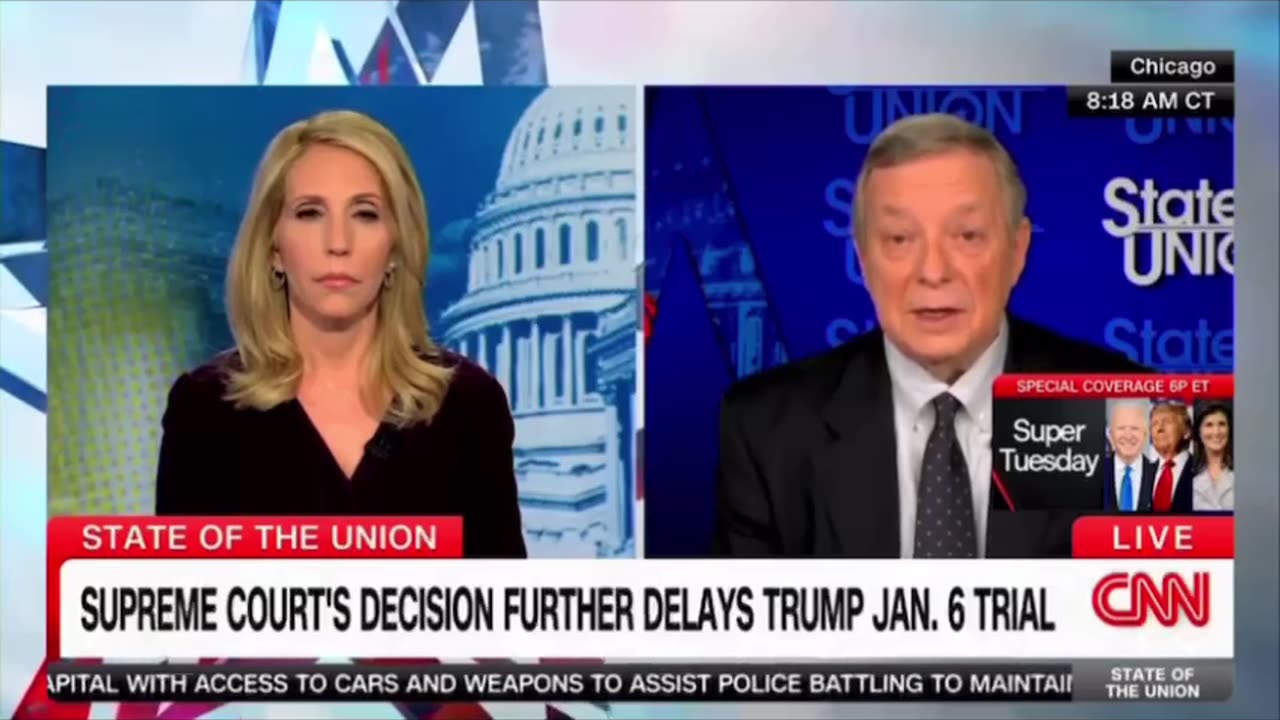 Dick Durbin on Trump immunity claim