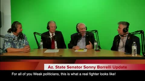 For all of you WEAK Republicans, This is what a Real Fighter looks like! Az Senator Sonny Borrell