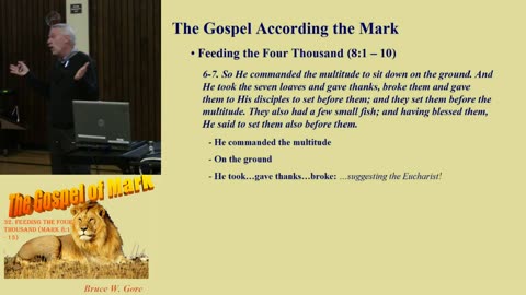 32. Feeding the Four Thousand (Mark 8:1 - 13)