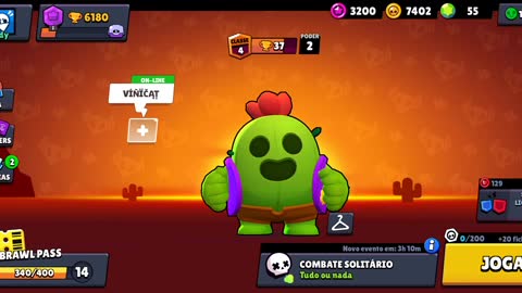 Jogando com Spike, Brawl stars gameplay