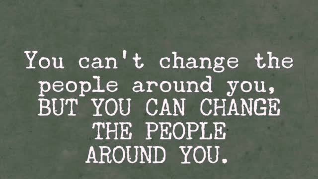 Change we are