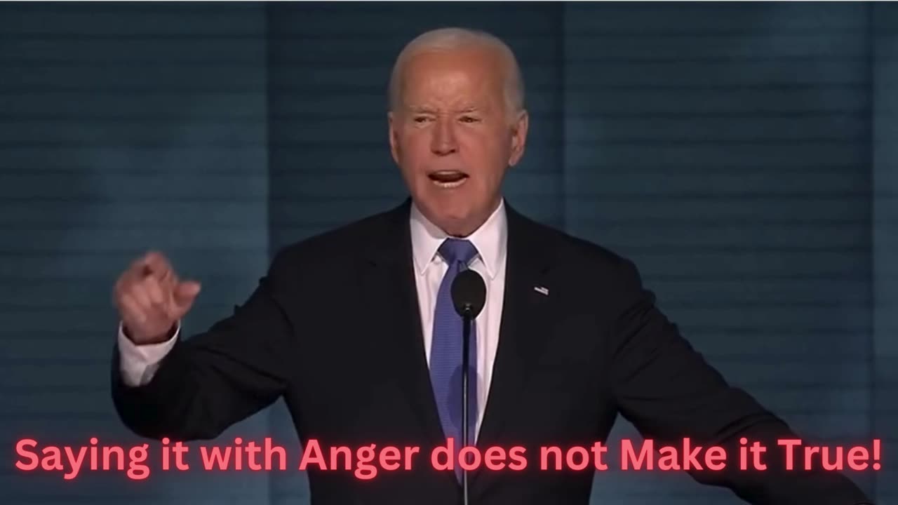 Biden is Very Angry!