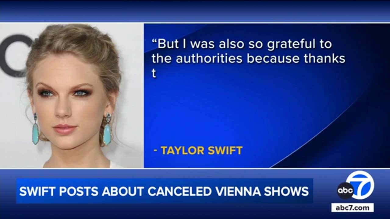 Taylor Swift calls cancellation of Vienna shows 'devastating' and explains her silence