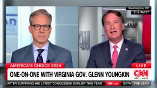 Glenn Youngkin Schools Jake Tapper On Illegal Alien Voters In Virginia