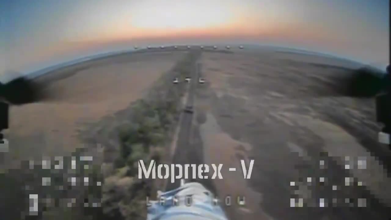 Russian FPV Knocks Out a Ukrainian Tank North of Prechistovka