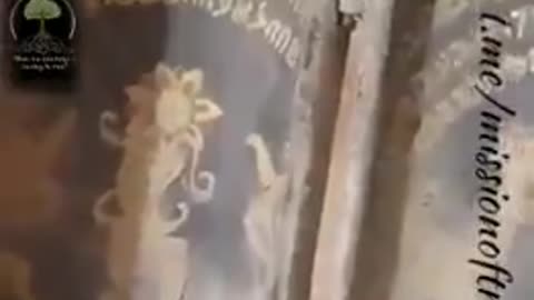 AN ANCIENT SATANIC SCROLL - NOTICE THE SYMBOLISM