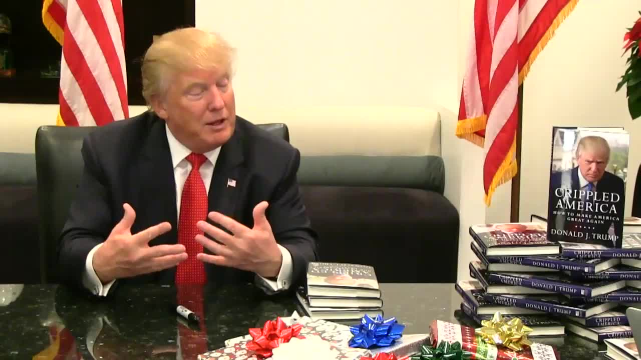 Donald Trump Book Signing & Interview | "Crippled America"