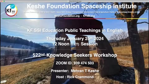 522nd Knowledge Seekers Workshop, January 25, 2024