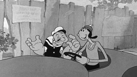 Popeye the Sailor - 1940x10 - Wimmin Hadn't Oughta Drive