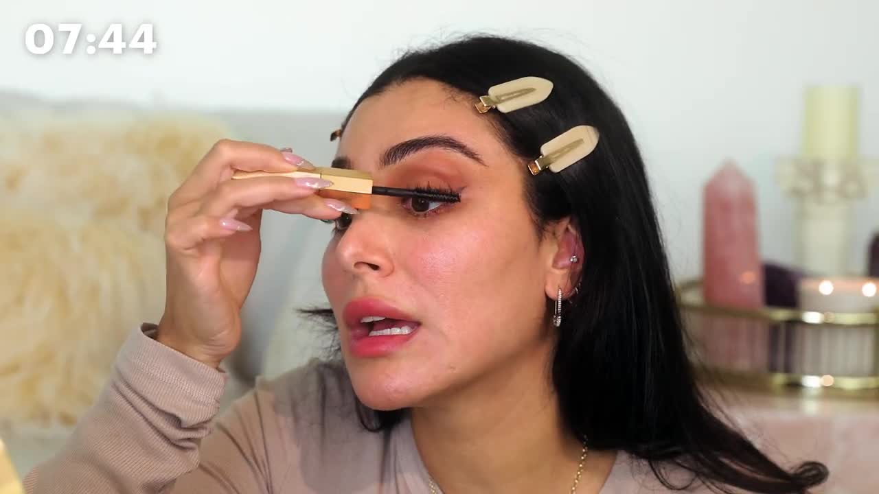 Huda Kattan's Everyday Glam Beauty Routine _ Allure