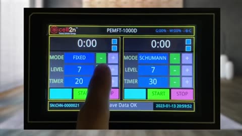 Insights into the Cell2n PEMF Digital Touch Screen!