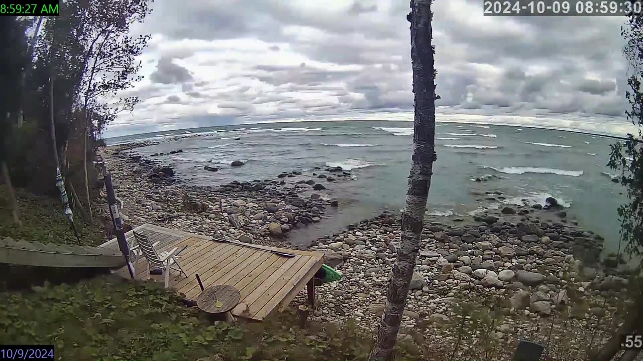 2024 10 09 lake huron timelapse