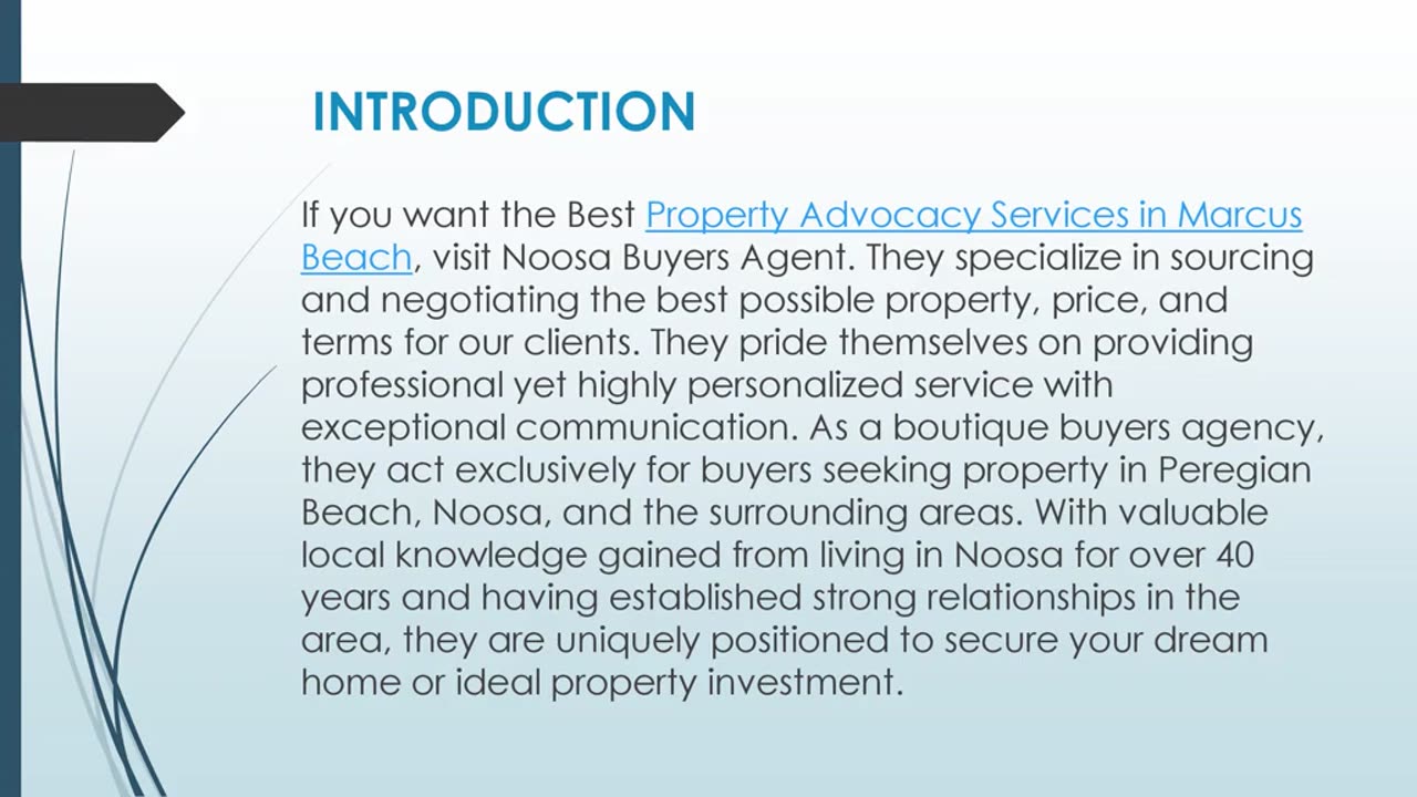 Best Property Advocacy Services in Marcus Beach