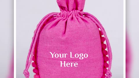 Organic Cotton Drawstring Pouches – Customizable & Sustainable