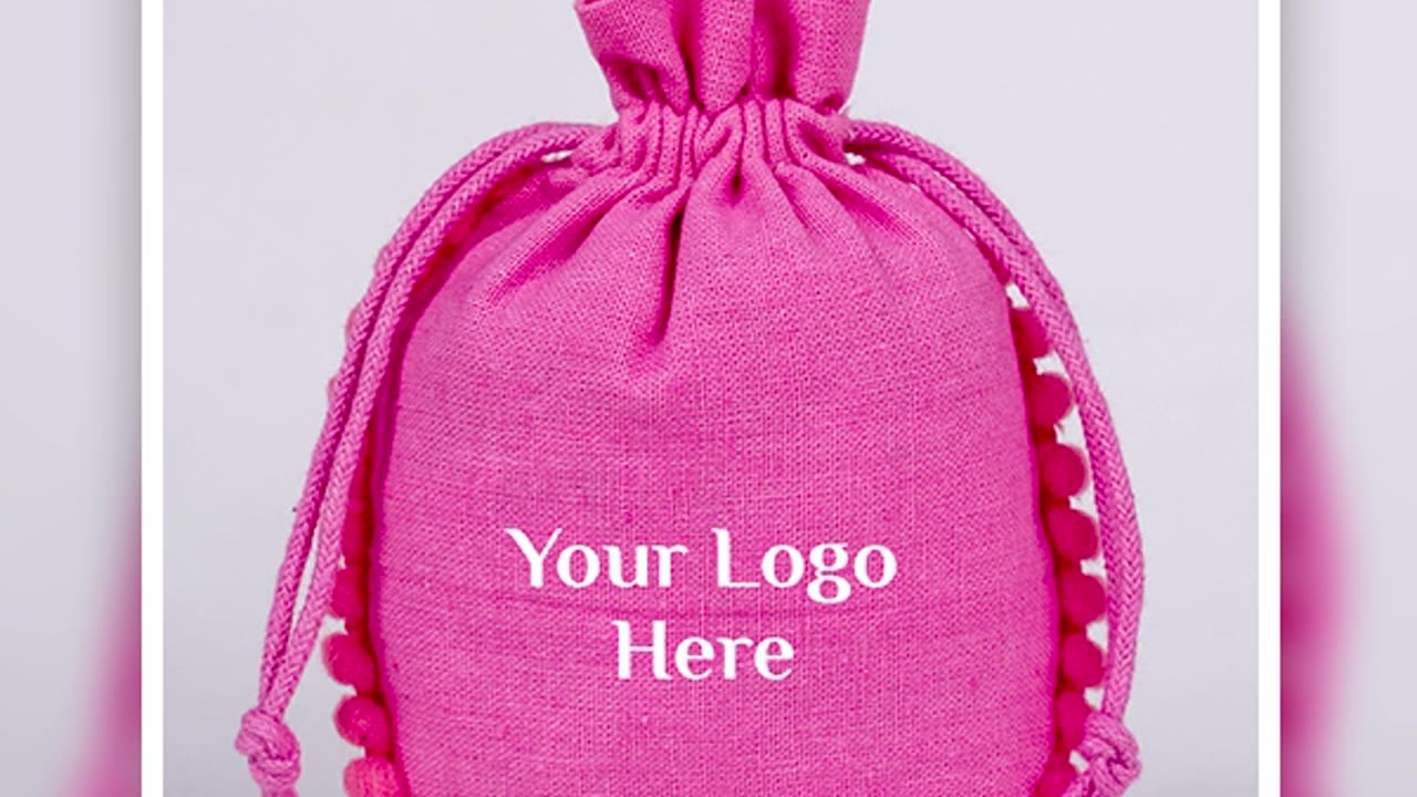 Organic Cotton Drawstring Pouches – Customizable & Sustainable