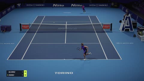 TIEBREAK - Carlos Alcaraz Vs Alexander Zverev I Nitto ATP Finals I Expert Difficulty