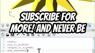 OpenScad: Create a Multi point Star