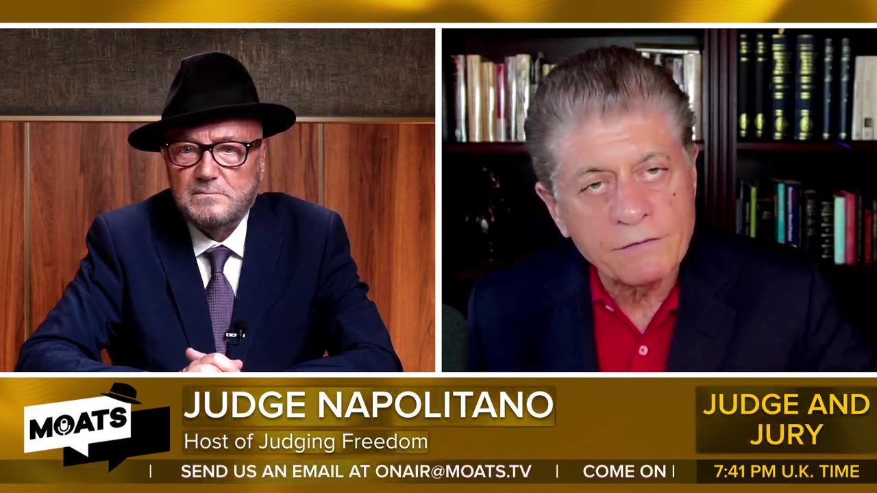 George Galloway interviews Judge Napolitano 23/10/24