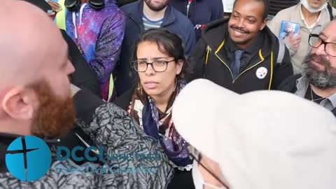 Muslim convert didn't know of the Quranic wife beating verse - s434 Speakers Corner