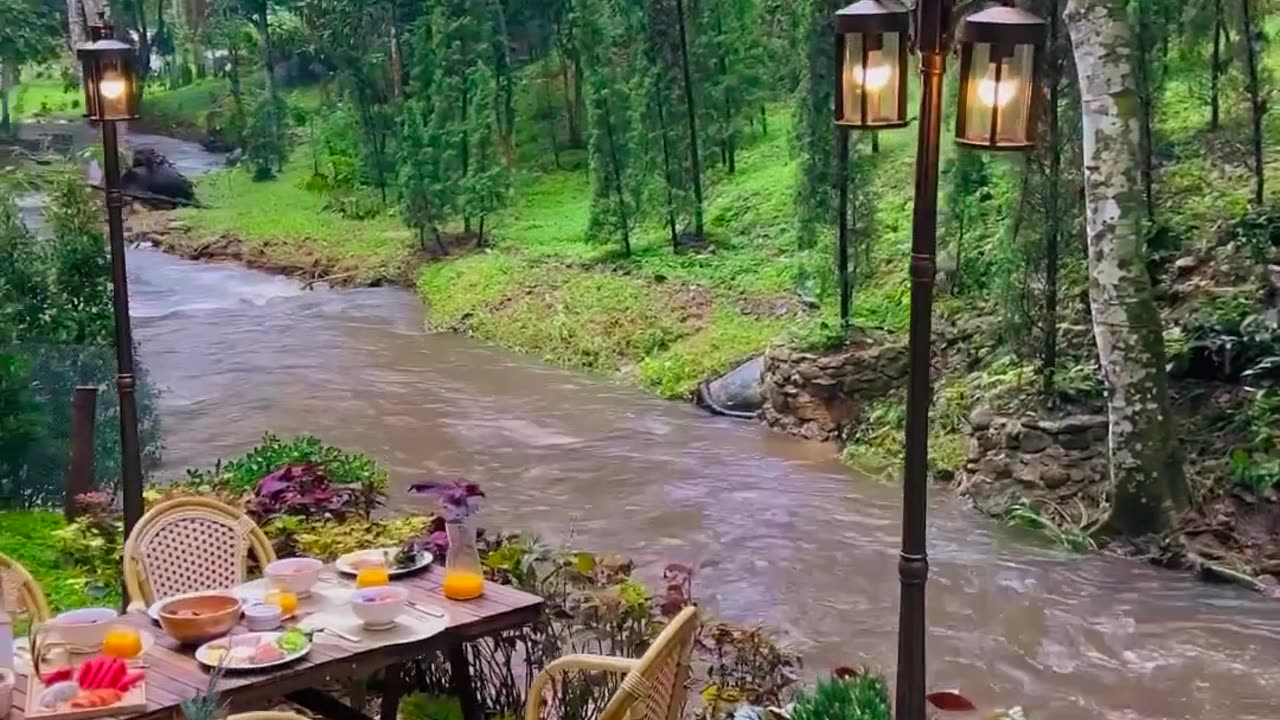 The most beautiful River side