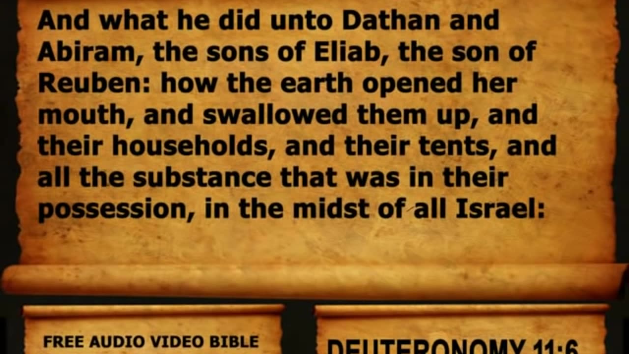 Bible Book 05. Deuteronomy Complete 1-34, King James Version (KJV) Read Along Bible