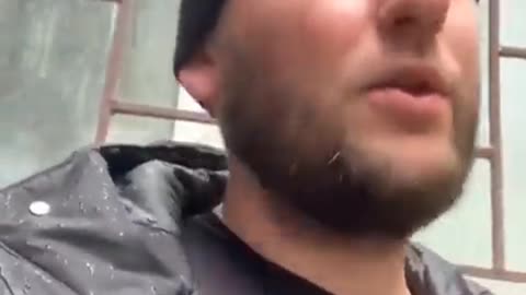 Ukraine Russia War As Man Talks Plane Drops Bomb on his building