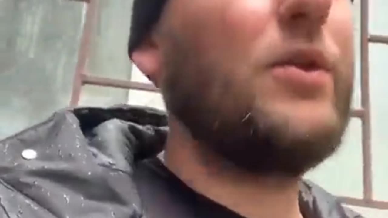 Ukraine Russia War As Man Talks Plane Drops Bomb on his building