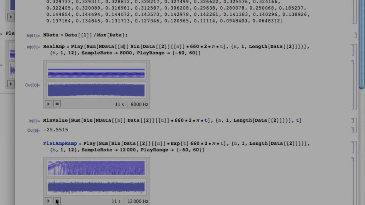 Tutorial: creating the sound of hydrogen