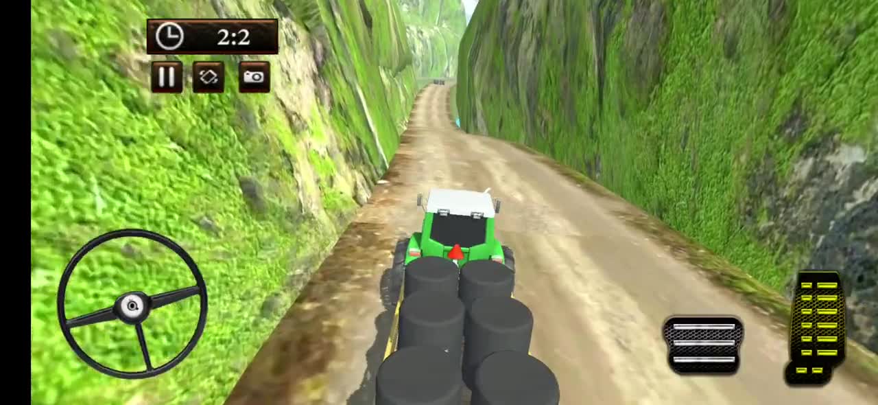 Tractor Trolley Simulator Cargo 3D Tractor Drive _ Android Gameplay