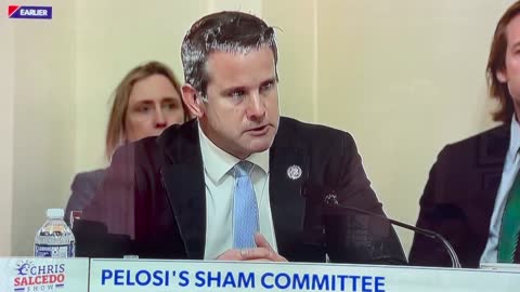 Adam Kinzinger fake cries at 1-6 committee hearing