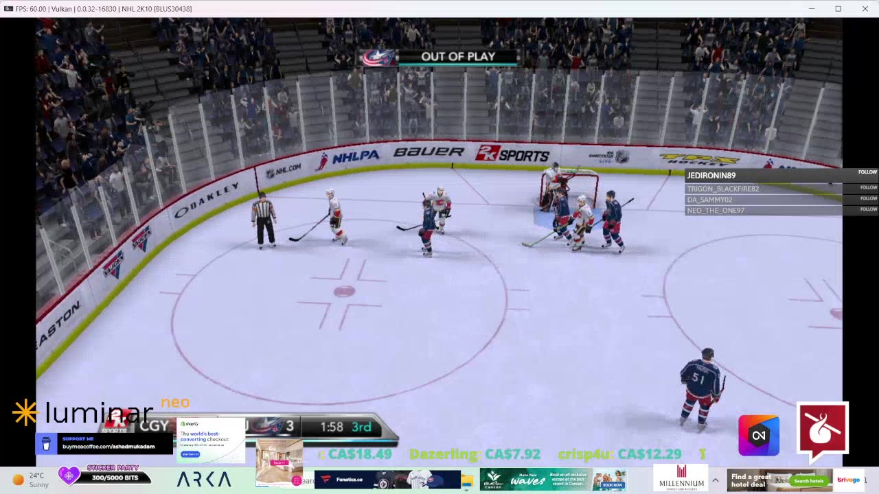 NHL 2k10 - August 15, 2024 Gameplay