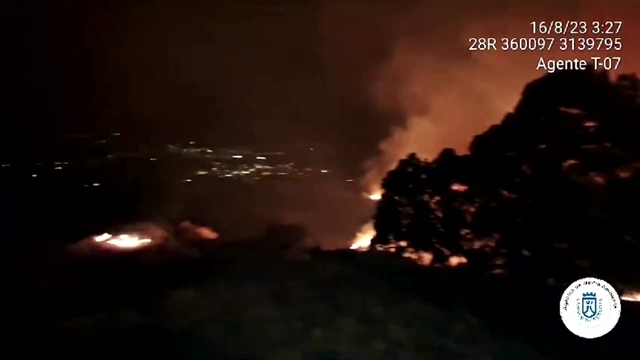 Fire rages in Spain's Tenerife, some villages evacuated