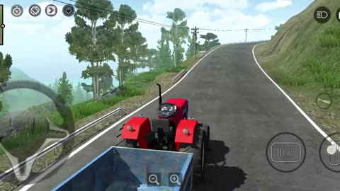 Tractor driving 3D gaming tractor ride #tractor #gaming #video