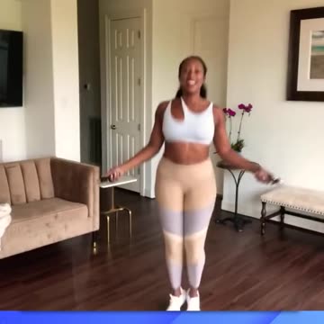 Jumping rope for 10 minutes