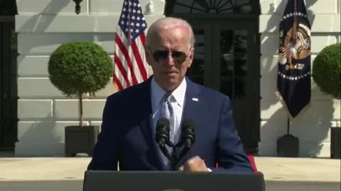 "Asymptomatic" Biden's Speech Derailed by Wild Coughing Fit