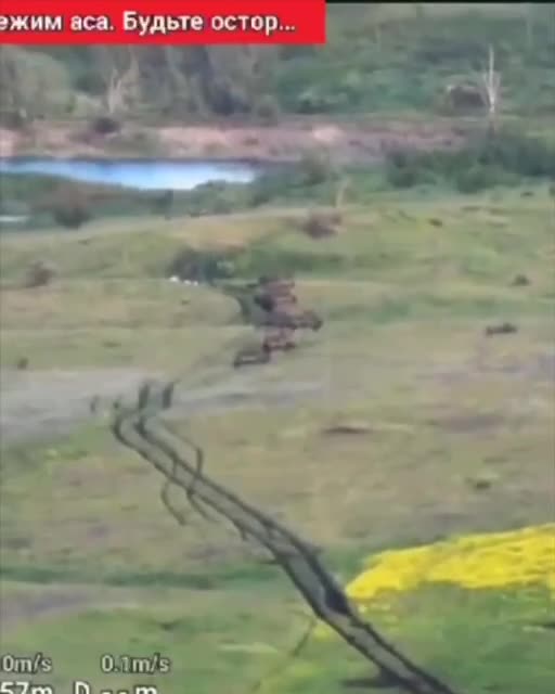 ‼️ Boom! And the Russian tank took off into the air 😍