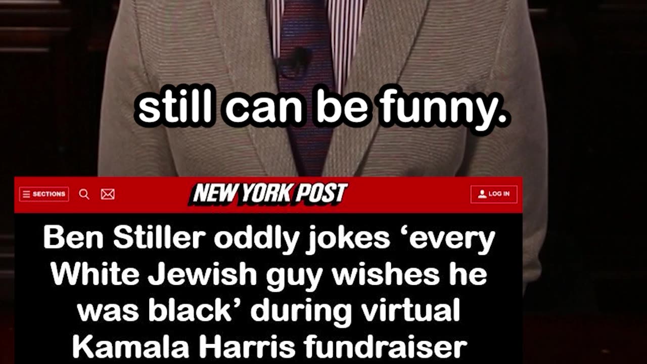 Ben Stiller Makes Odd Joke During Virtual Kamala Harris Fundraiser