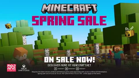 Minecraft marketplace Spring Sale 2022