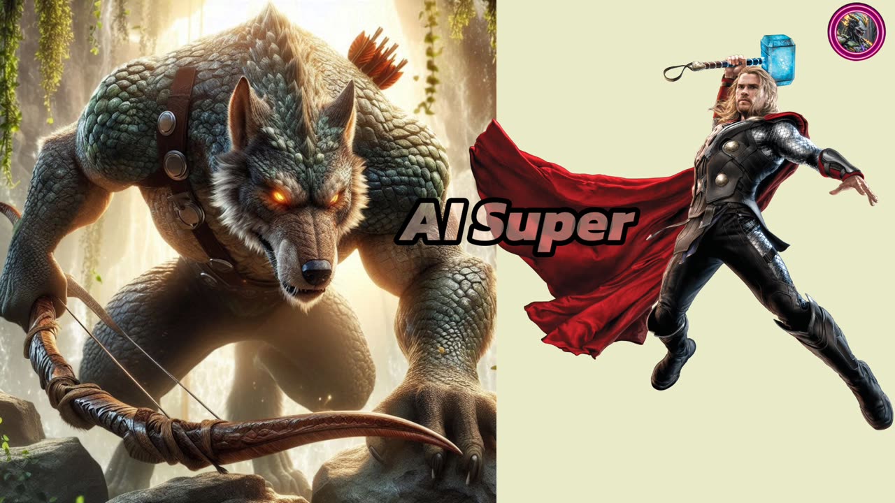 superheroes But A Gaint Lizard,⚡( Avengers & Dc ):, AI Super,