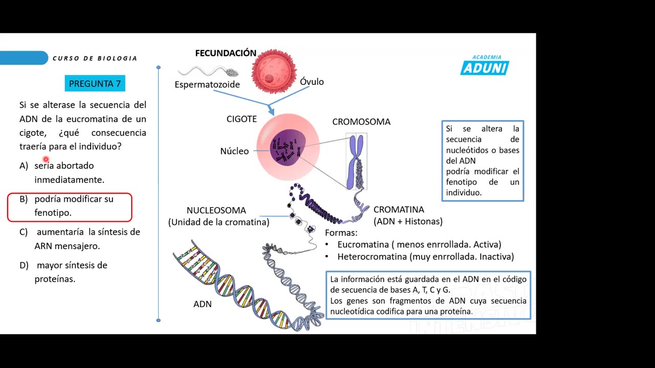 REPASO INTENSIVO ADUNI 2021 | Seminario | Biología | Aritmética